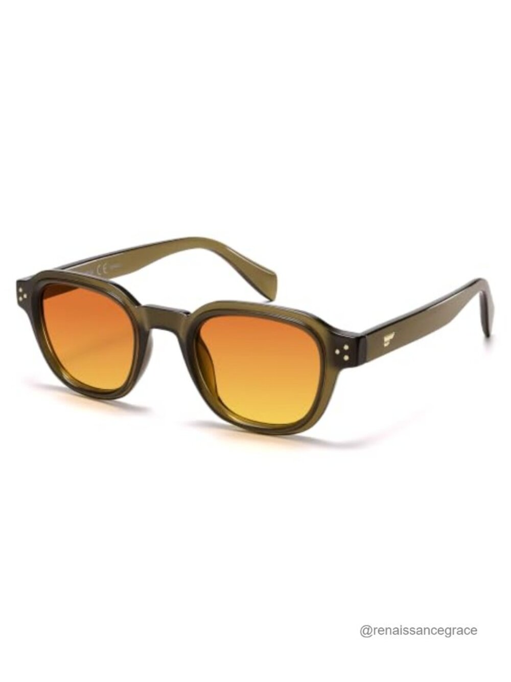 Retro Square Polarized Sunglasses Unisex UV Protection